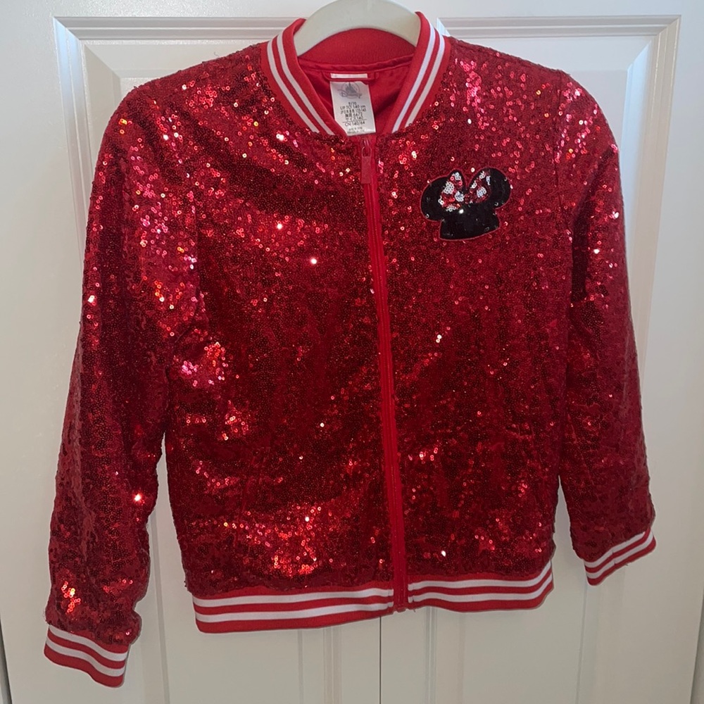 Red Sequin Minnie Mouse Jacket